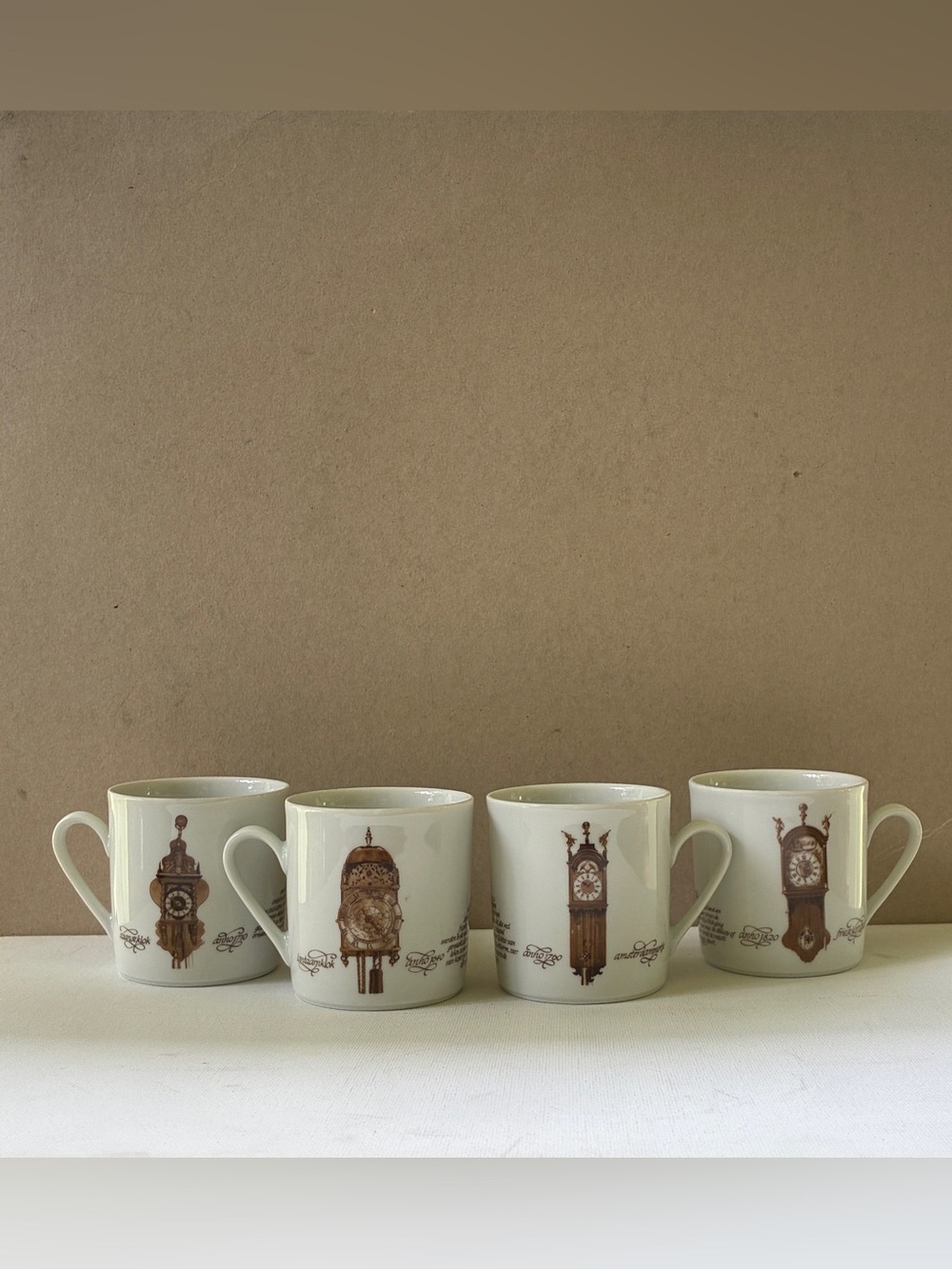 Vintage Porcelain Demitasse/Espresso Cups (Mitterrand Porcelain)